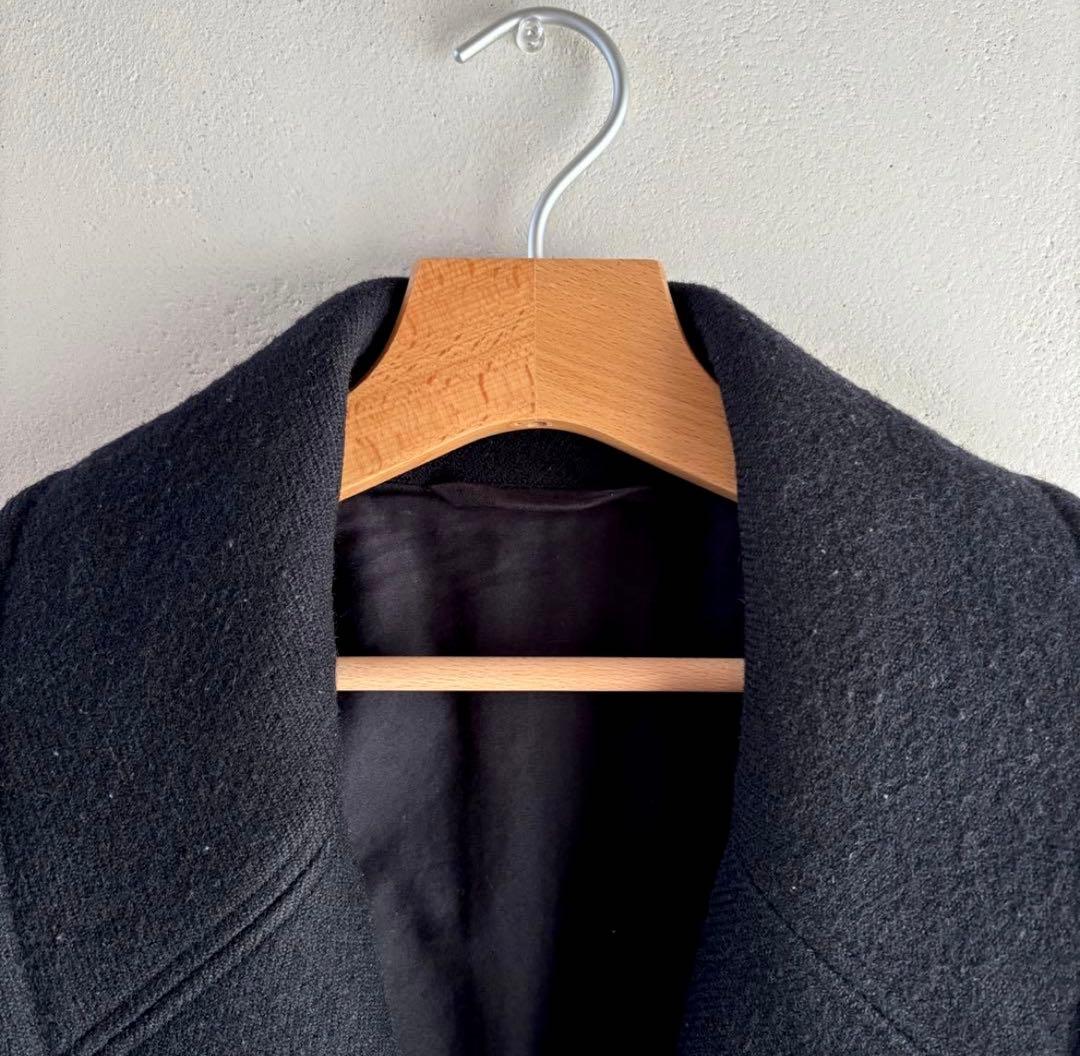 【e____um】COMOLI ウールショールカラーコート 3 コモリ