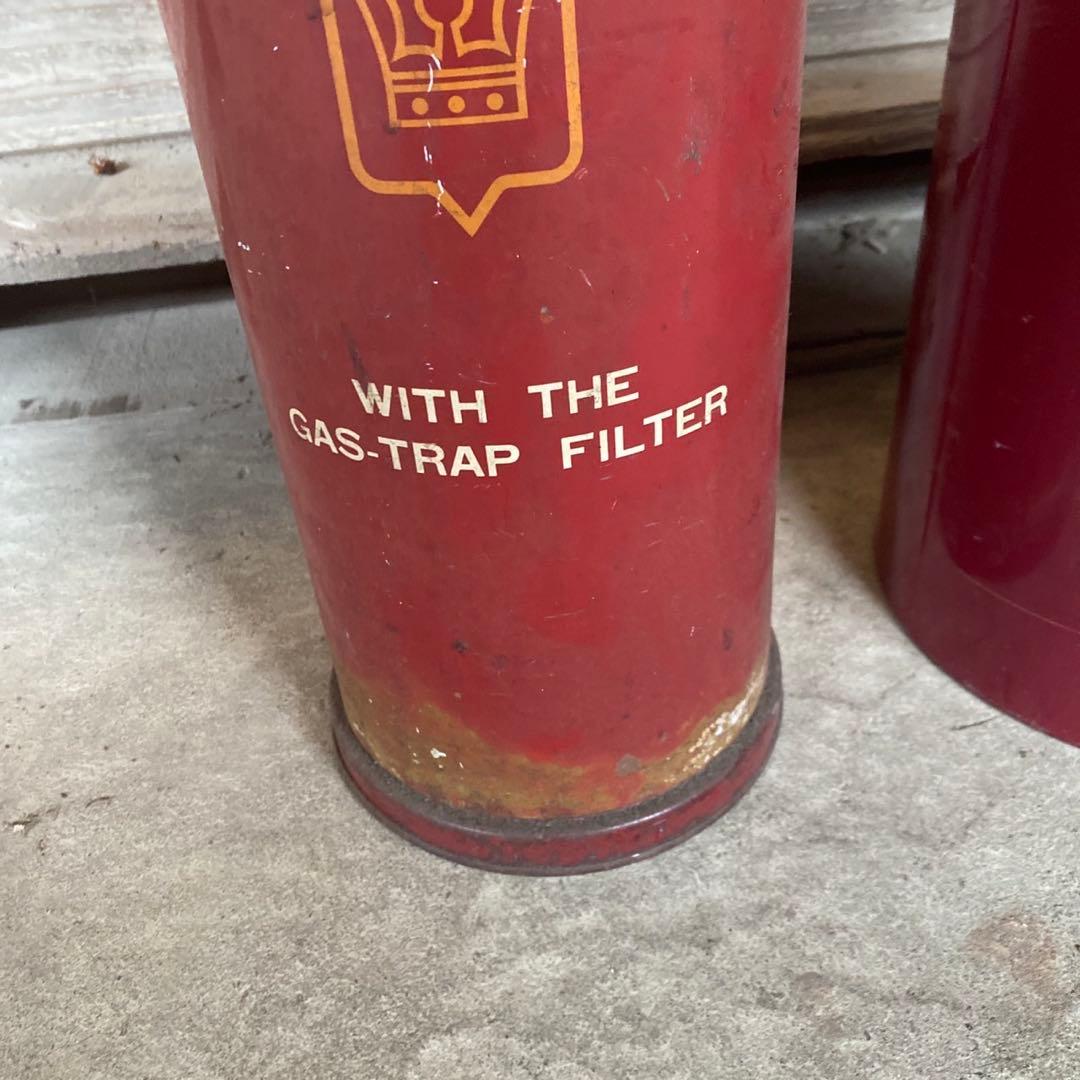 昭和レトロLARK 置き型灰皿 ゴミ箱缶　2個セット　灰皿　ラーク　傘立て