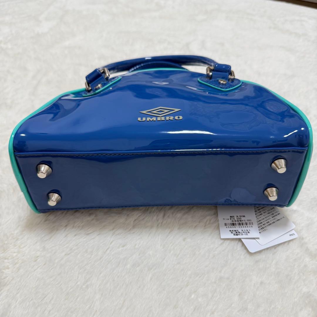 パメオポーズ アンブロ コラボ エナメル 2Wayミニボストンバッグ 新品未使用