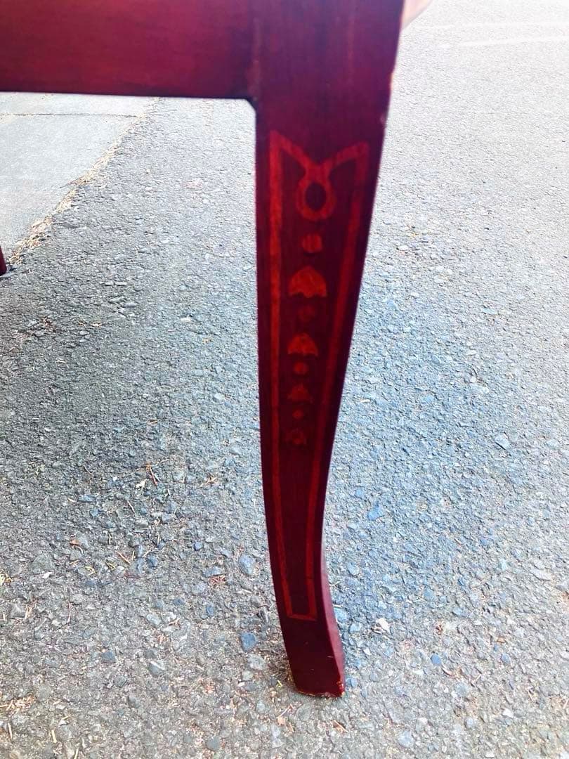 イギリス 本革ビンテージチェアー プレート刻印有り逸品