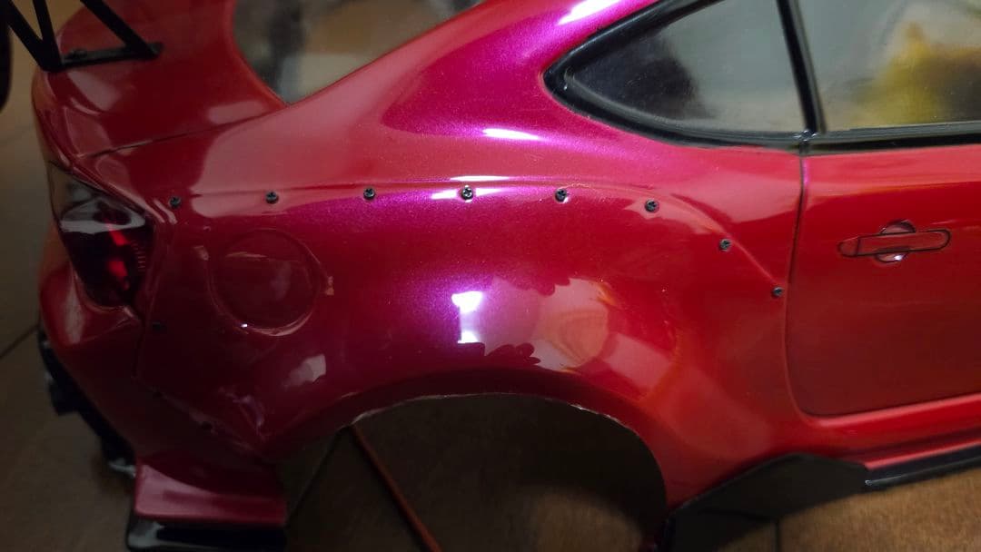 PANDORA RC トヨタ 86 1/10 ボディのみ エアブラシ塗装