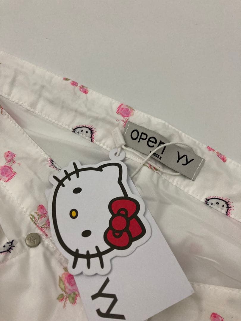 open yy ハローキティ柄 ワイドパンツ