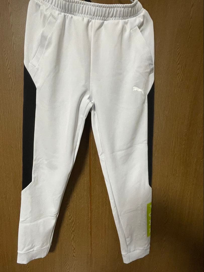 PUMA トレーニングジャージ M ホワイト/ブラック