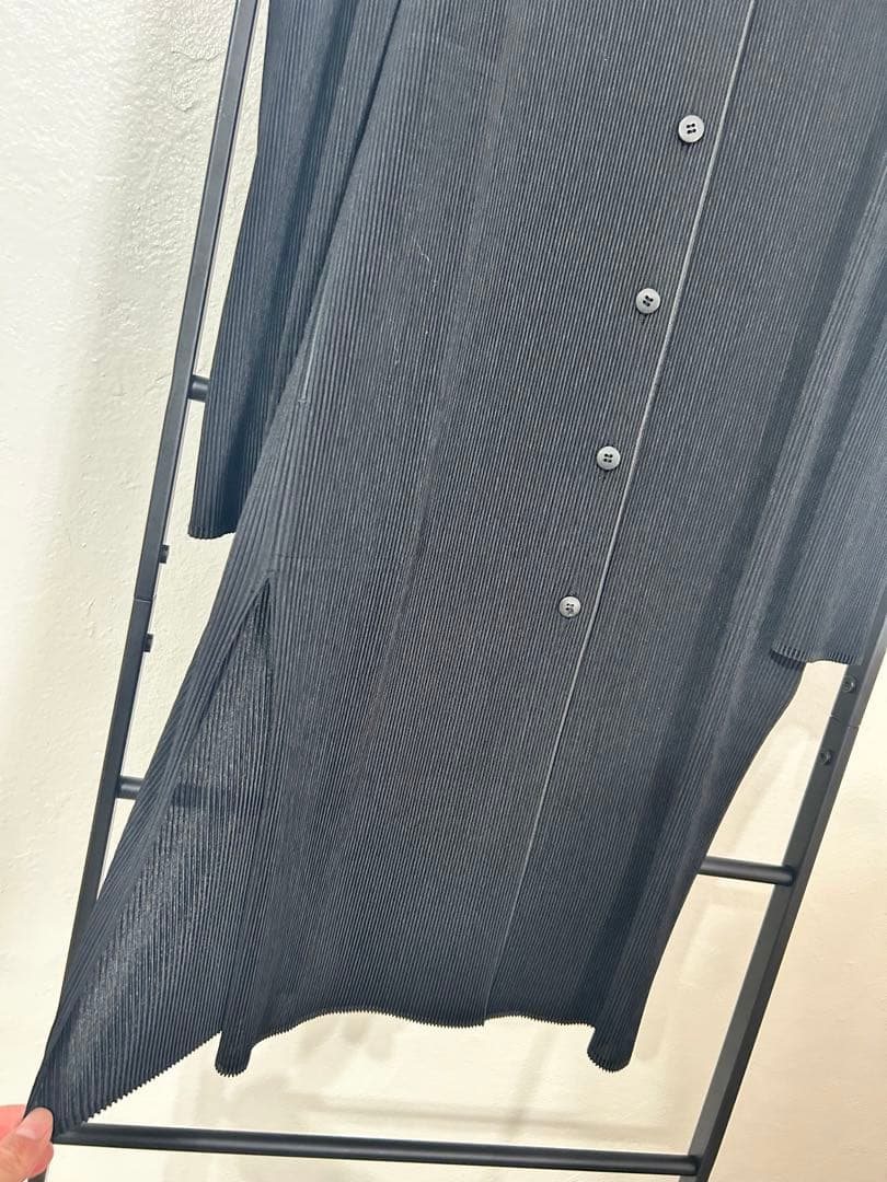 ISSEY MIYAKE FETE プリーツロングカーディガン