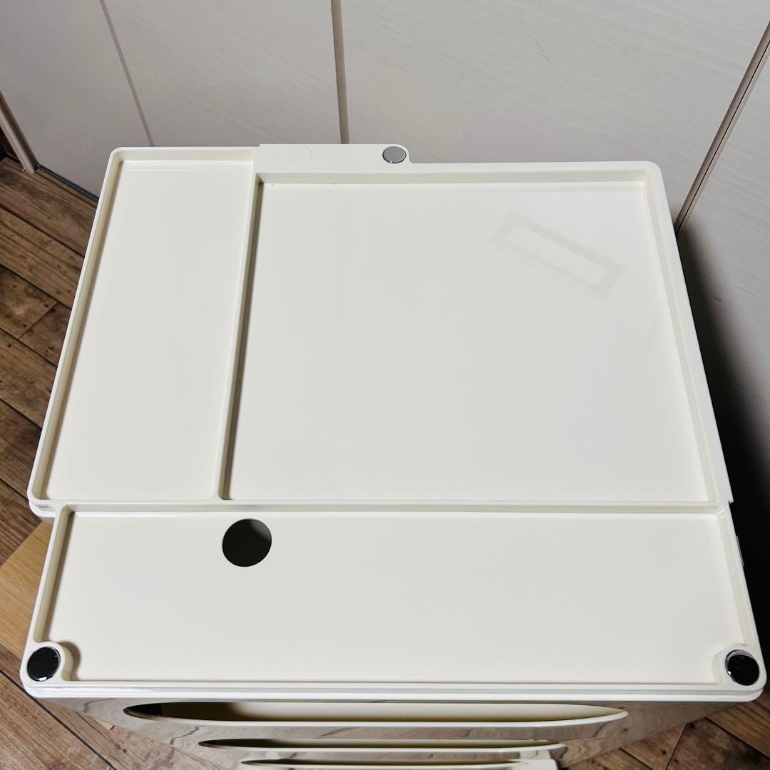 【ウッドトレイ付 美品】ボビーワゴン リプロダクト品