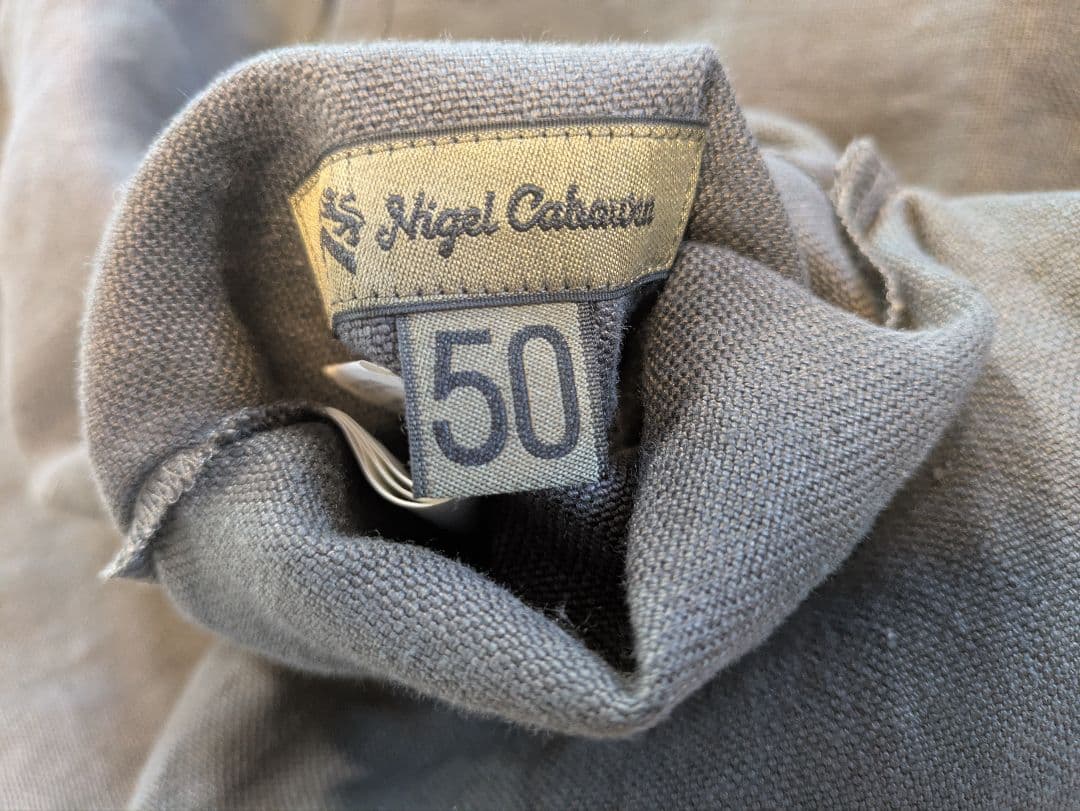 ナイジェルケーボン　リネンベスト　サイズ50