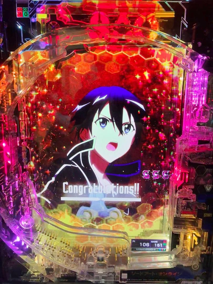 スマパチ　eソードアート・オンラインK12　遊技アダプター取付済 トランス同梱