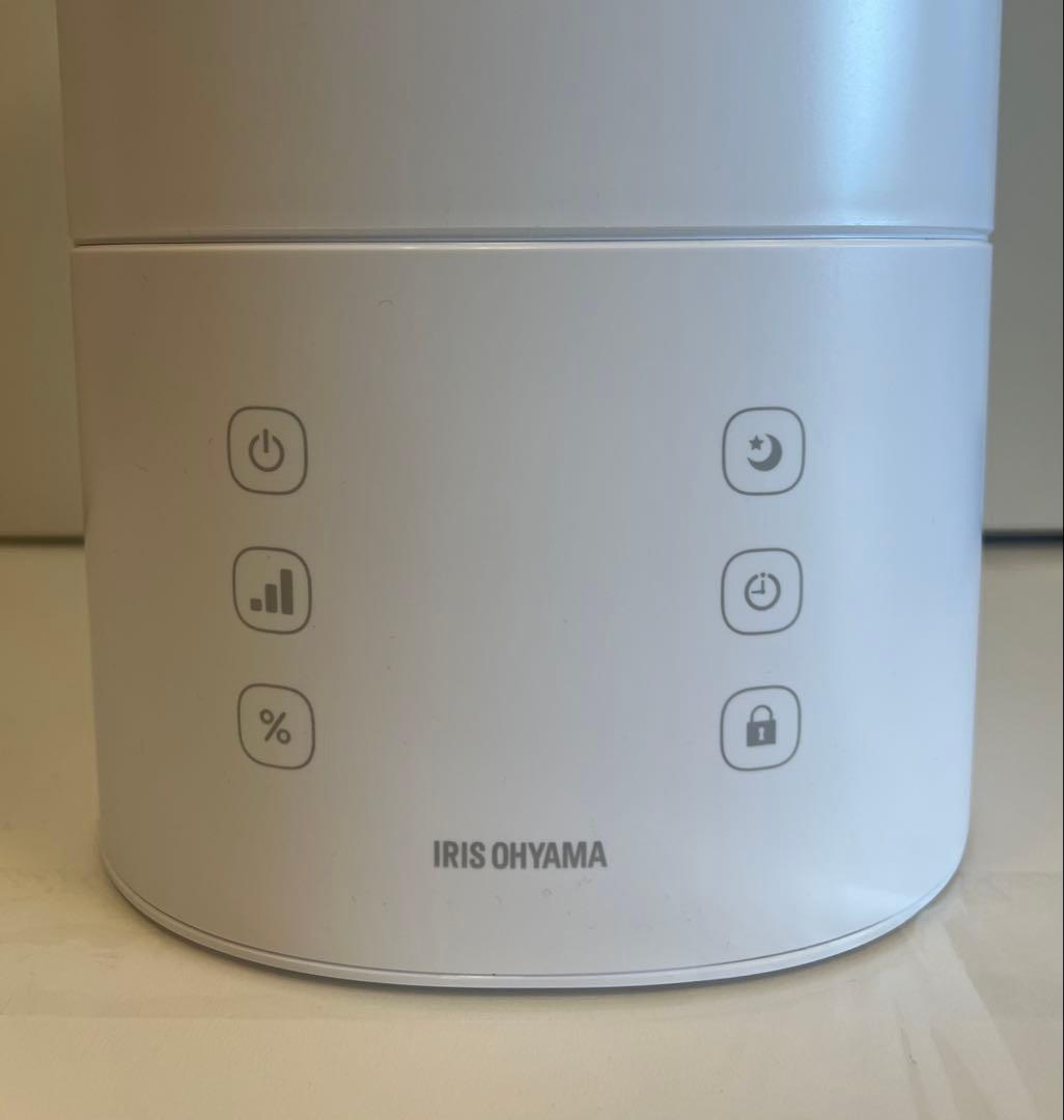 ☆アイリスオーヤマ／上給水ハイブリット式 加湿器 AHM-HU55A-W