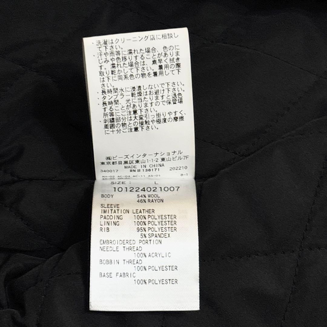 美品 XLARGE スタジャン ワッペンロゴ ジップアップ Lサイズ バック刺繍