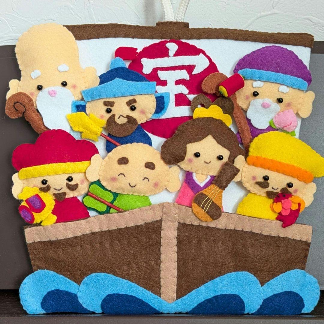 ★darumasan★　フェルトリース5点