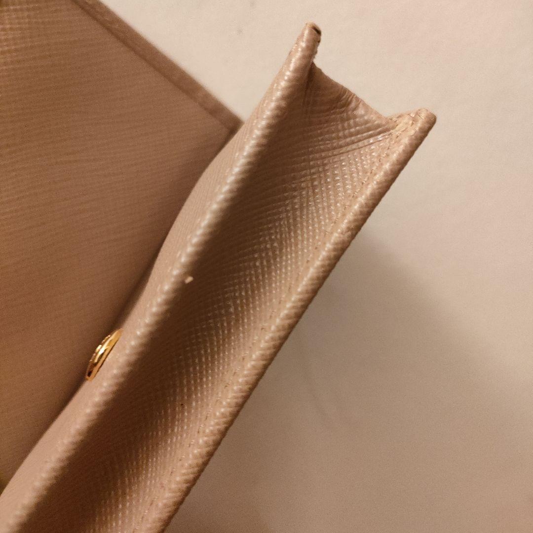 PRADA　名刺入れ　プラダ サフィアーノレザー　カードケース