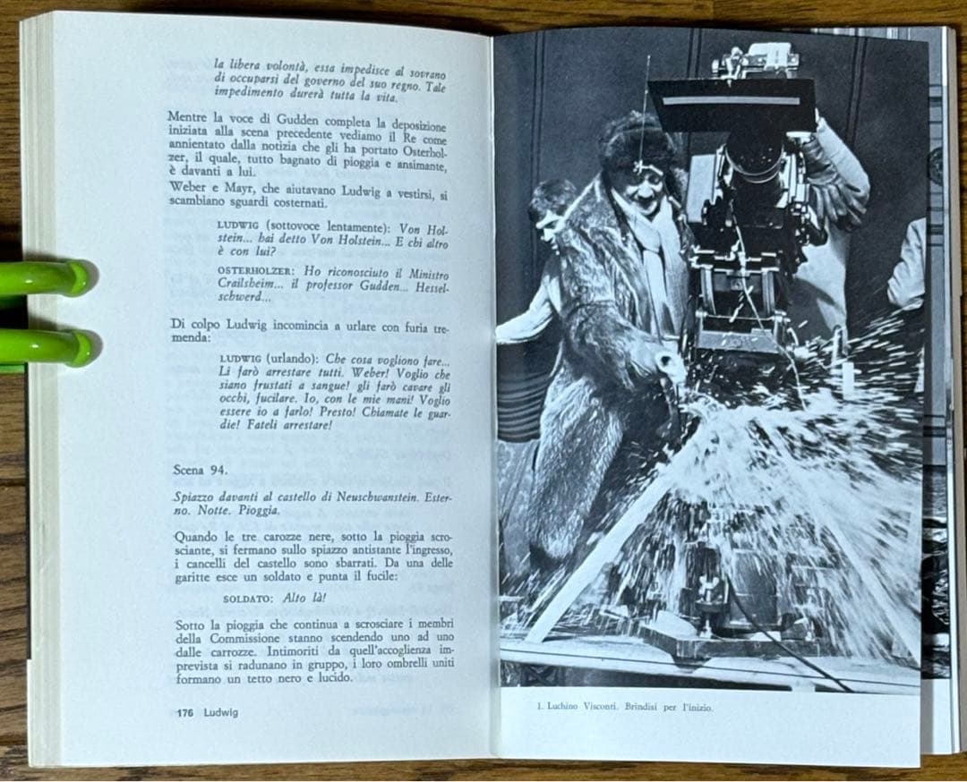 ヴィスコンティ映画本2冊イタリア語版ヴェニスに死す　ルートヴィヒ　シナリオと解説