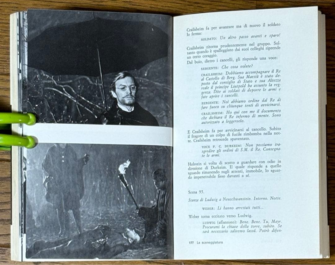 ヴィスコンティ映画本2冊イタリア語版ヴェニスに死す　ルートヴィヒ　シナリオと解説