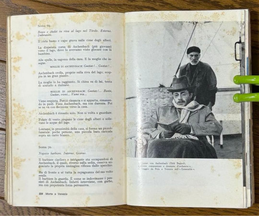 ヴィスコンティ映画本2冊イタリア語版ヴェニスに死す　ルートヴィヒ　シナリオと解説