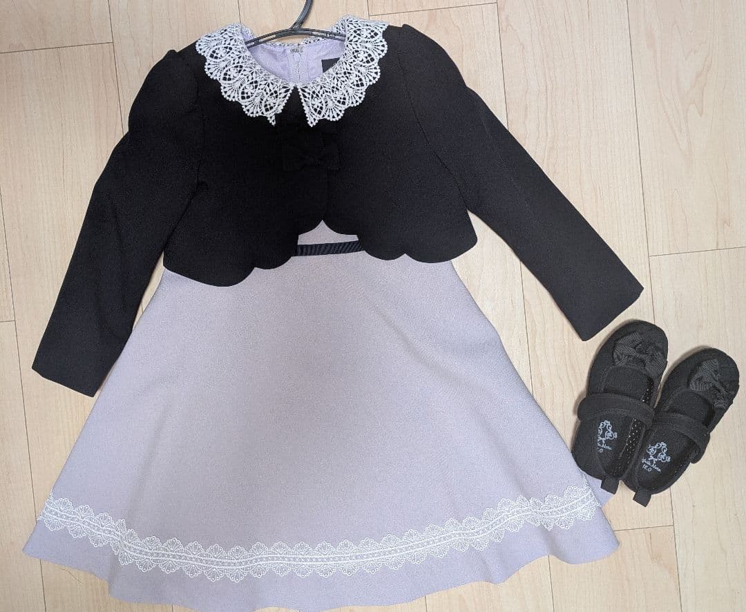 卒園式　入学式　CHOPIN 　女の子　115cm　靴18cm セット