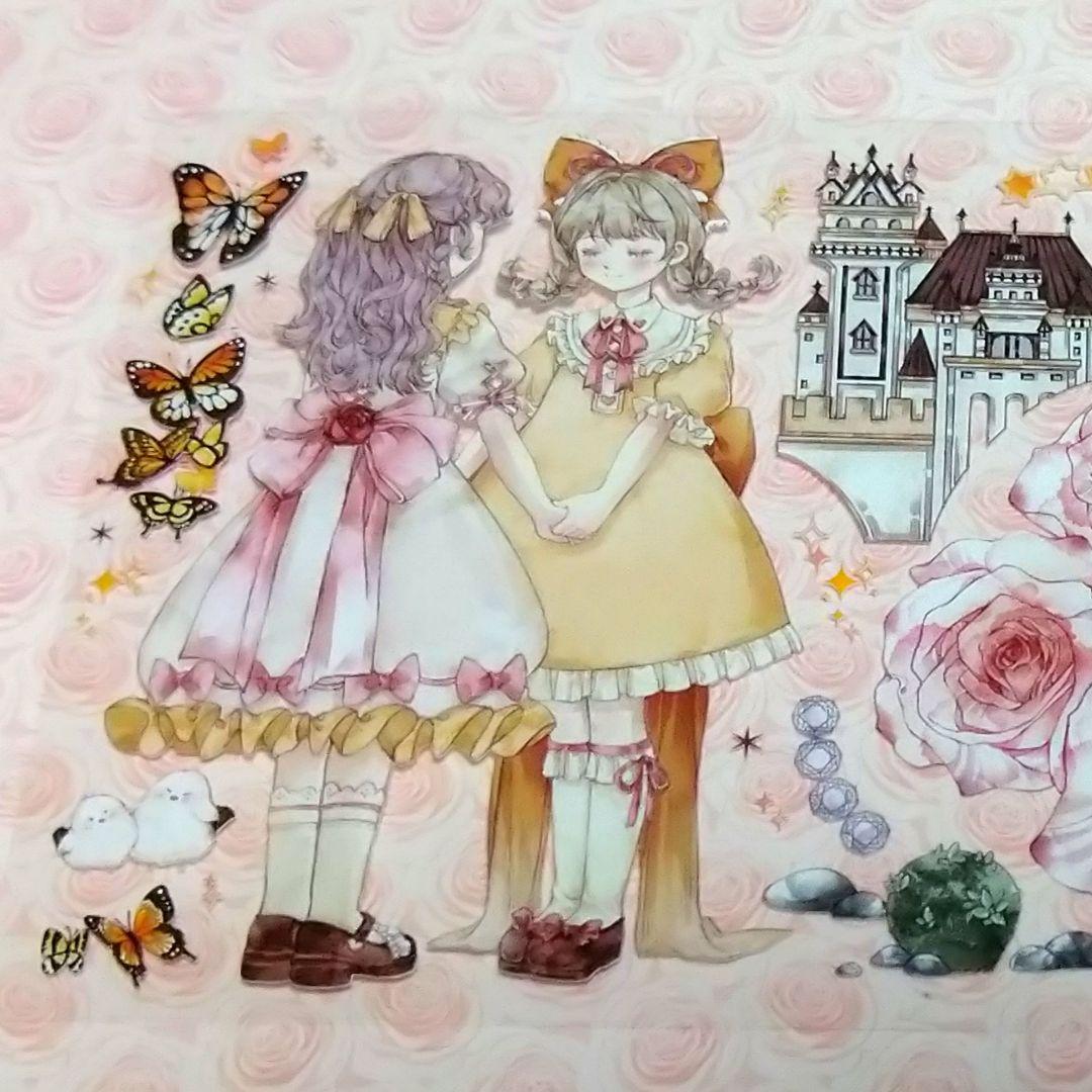 廃盤品✩J942＃玫瑰庄园物语(PET)mooka切り売り海外人物マステ女の子