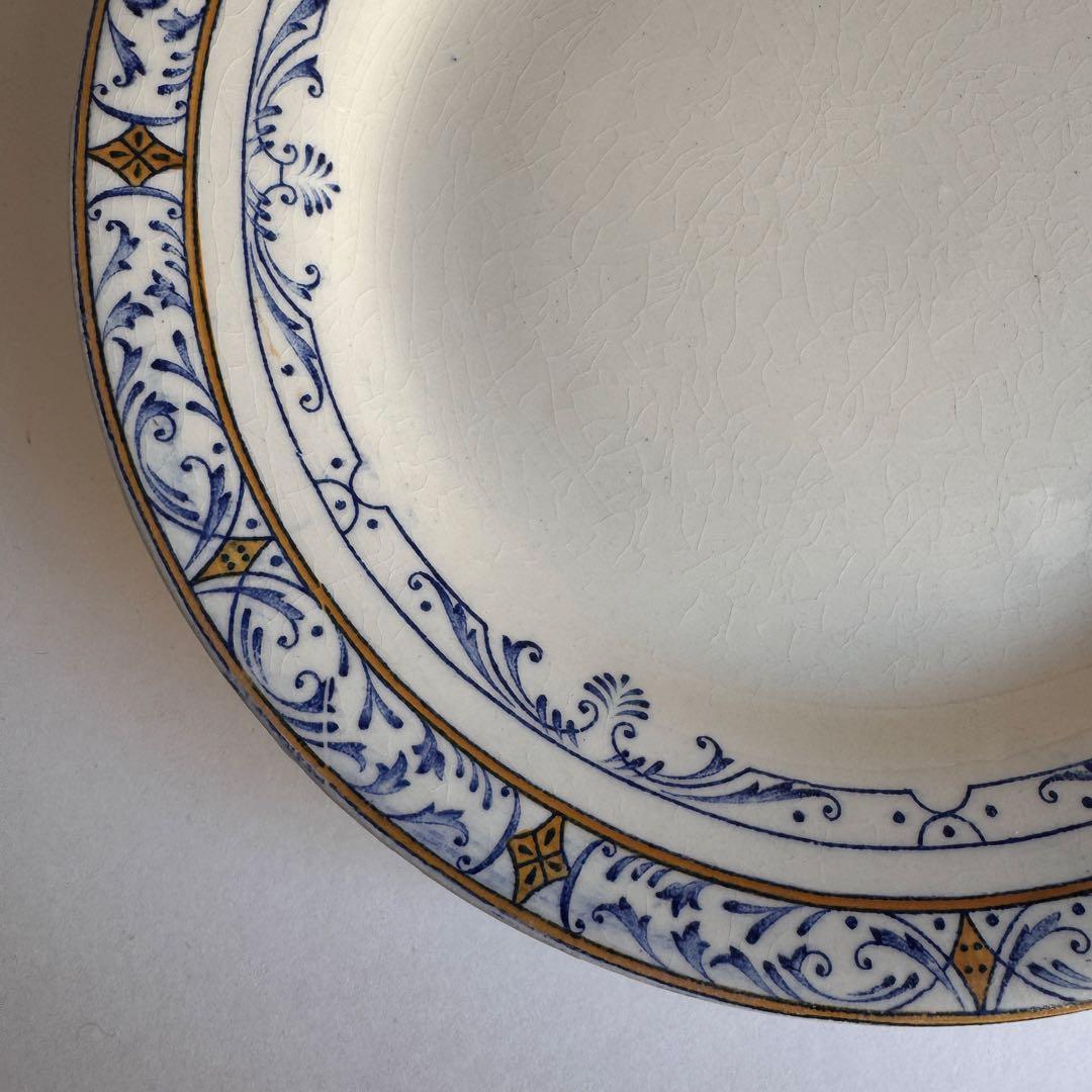 フランスアンティーク　クレイユ　Colbert　ケーキスタンド　コンポティエ