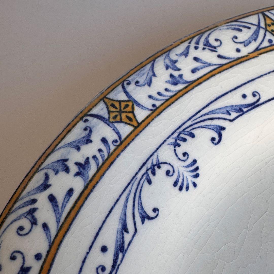 フランスアンティーク　クレイユ　Colbert　ケーキスタンド　コンポティエ