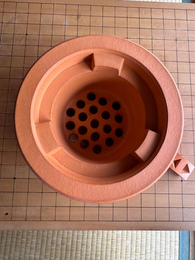 涼爐 陶工 茶道具 在銘