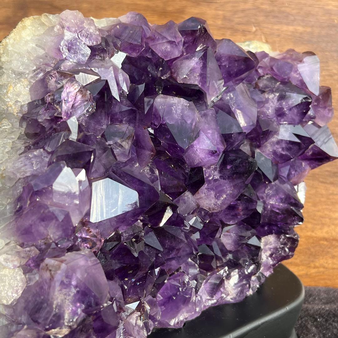 ✳️✨最高峰の濃紫ハイパワー✨極大結晶 レインボー アメジストクラスター 天然石