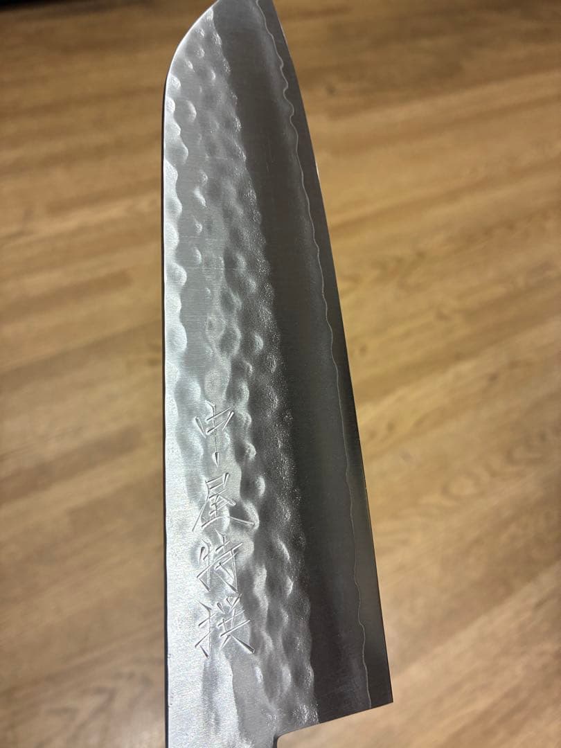 三徳包丁 波形仕上げ