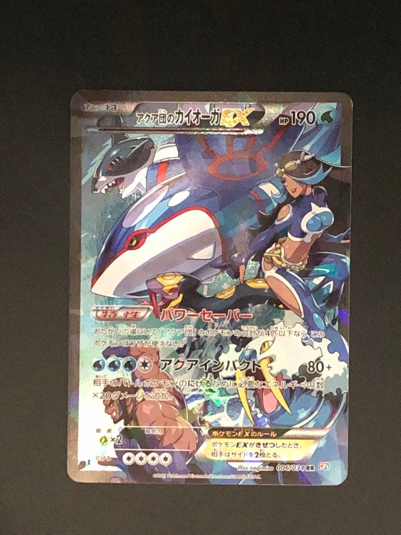 ★匿名発送★ マグマ団のグラードンEX&アクア団のカイオーガEX