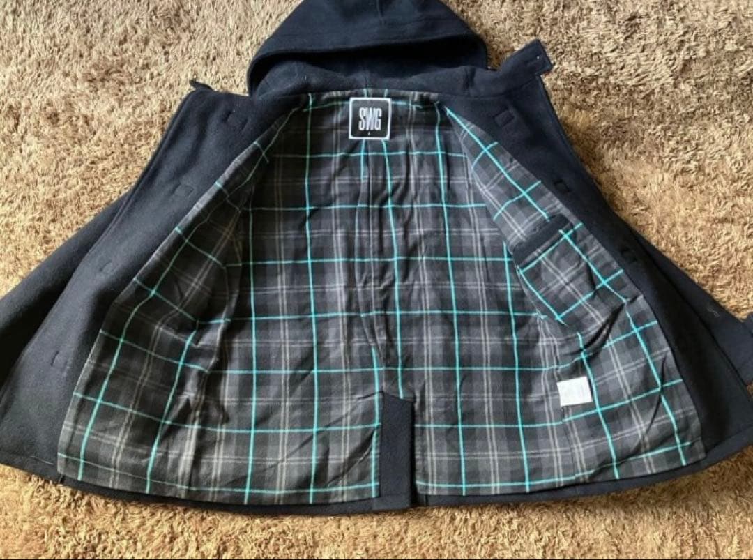 希少☆00's SWAGGER スワッガー ダッフルコート ウール L 裏原