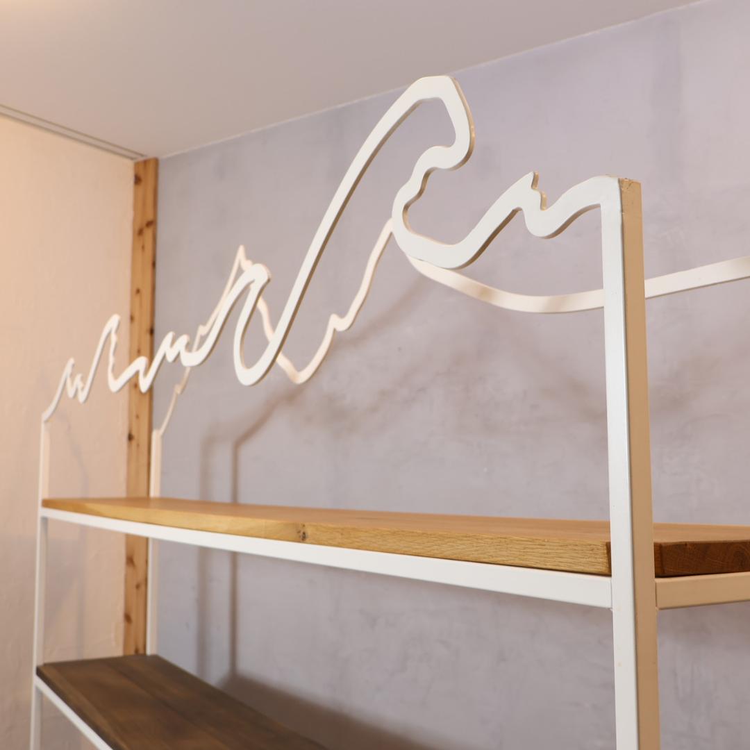 スタジオ・アペイロン  リブレリア モンターニャ オープンシェルフ 店舗什器