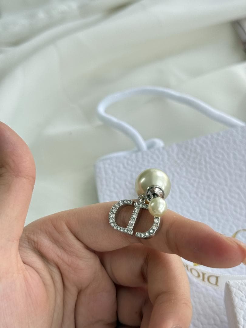 早い者勝ち！パールクリスタル ピアス