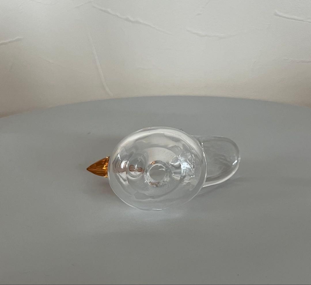 イッタラ シエッポ　クリア×オレンジ　Oiva Toikka scope