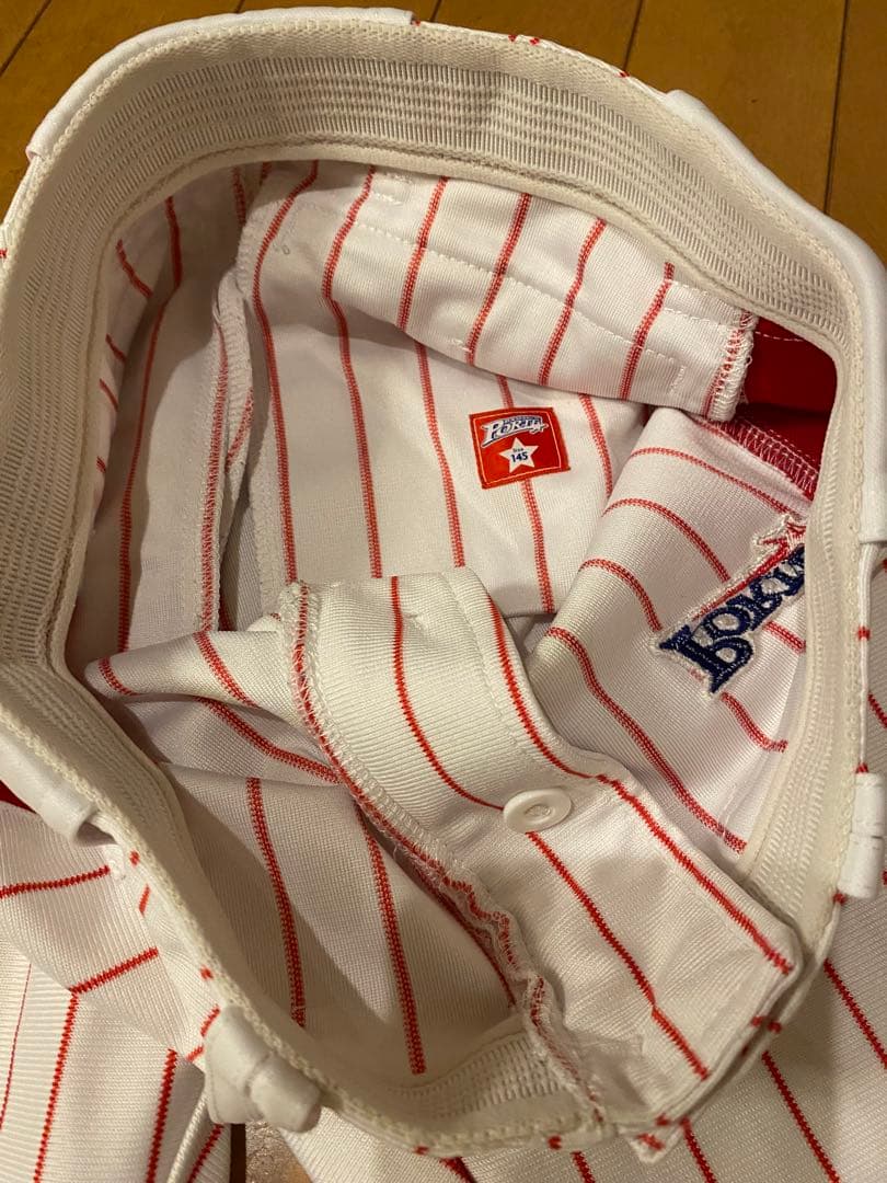 ポルテ野球ユニフォーム 赤 サイズ145