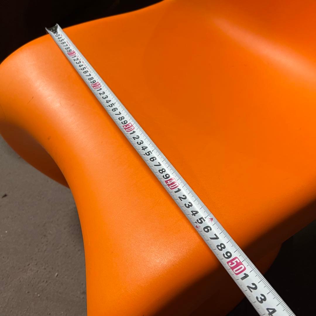 2F【used】①ヴィトラ　パントンチェア　デザイナーズチェア　オレンジ
