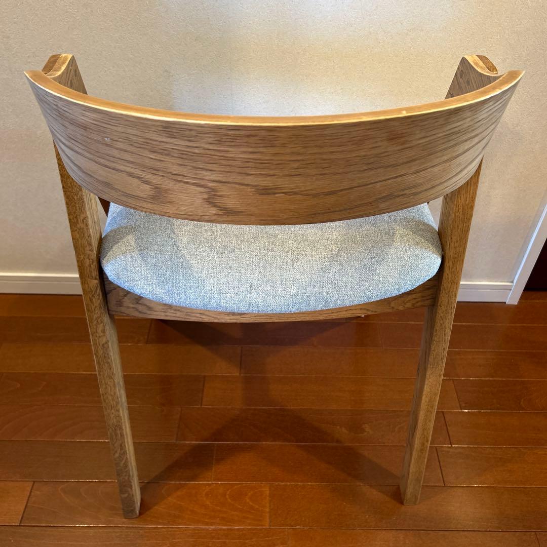 【タイガーウッズ】unico チェア 木脚 ブラウン エレムト ①