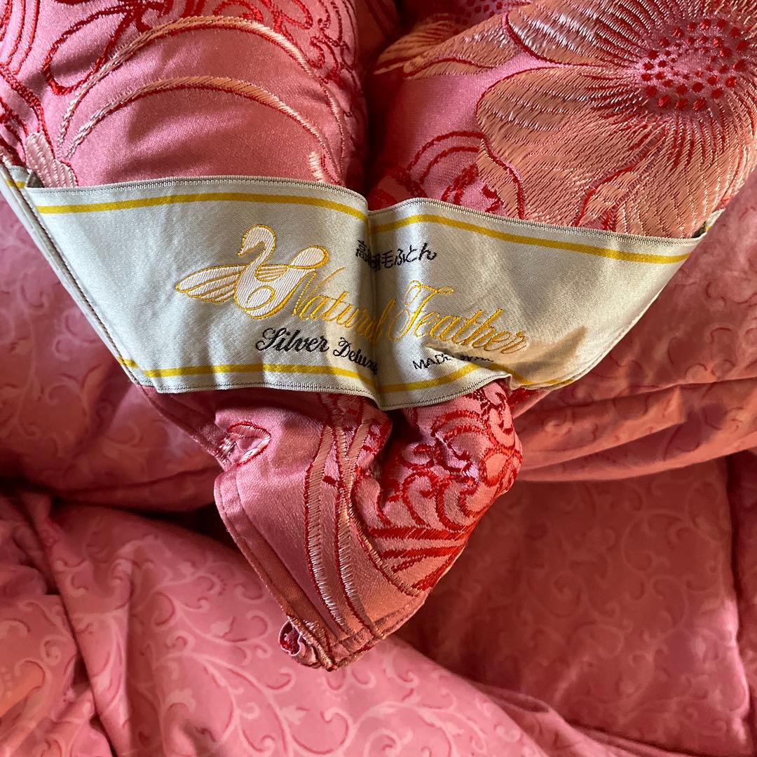 セミダブルベッド　マットレス　羽毛布団　カバー付　まとめ売り