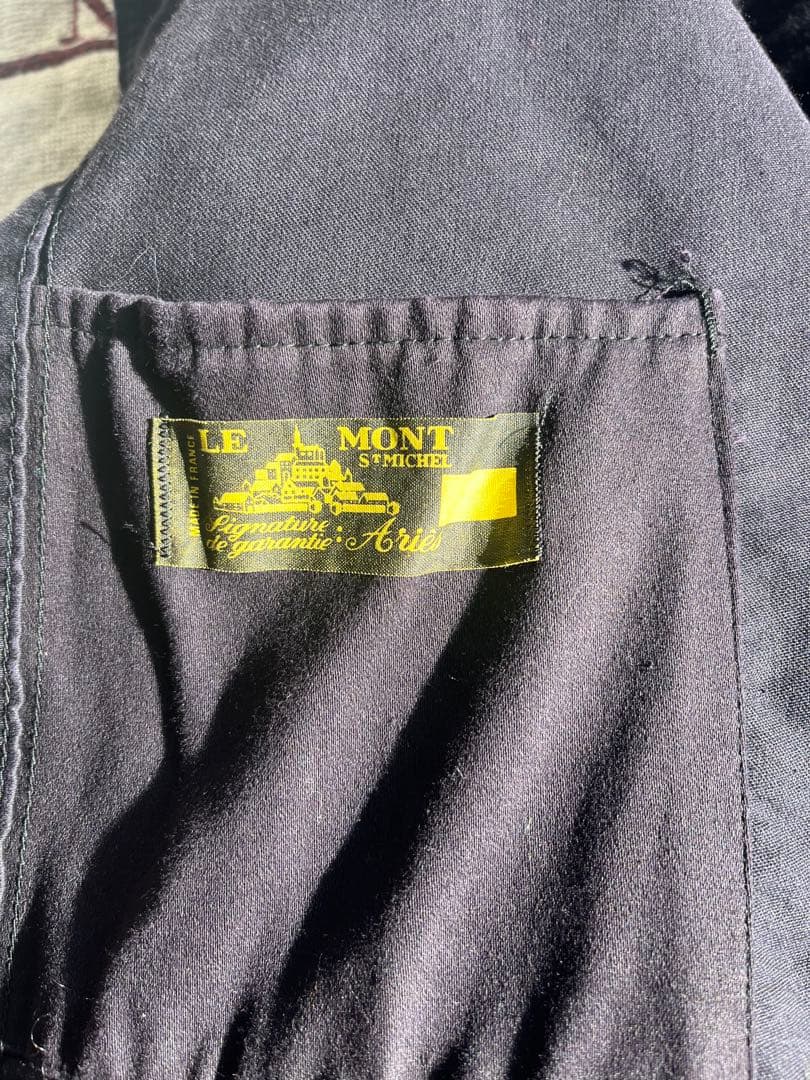 60s ル モンサンミッシェル 希少サイズ 60 ブラック モールスキン