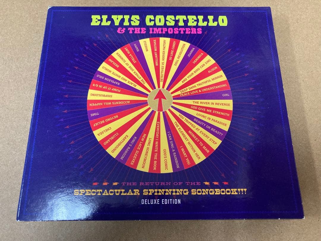 貴重盤 Elvis Costello スピニングソングブック CD&DVD