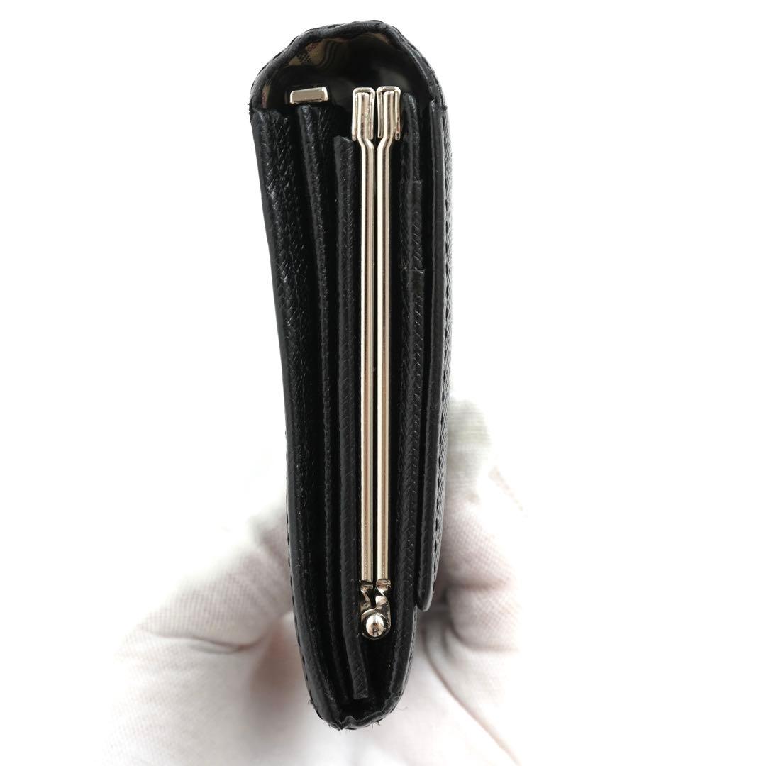 ✨未使用に近い✨　BURBERRY 長財布　ノバチェック　がま口　折り財布