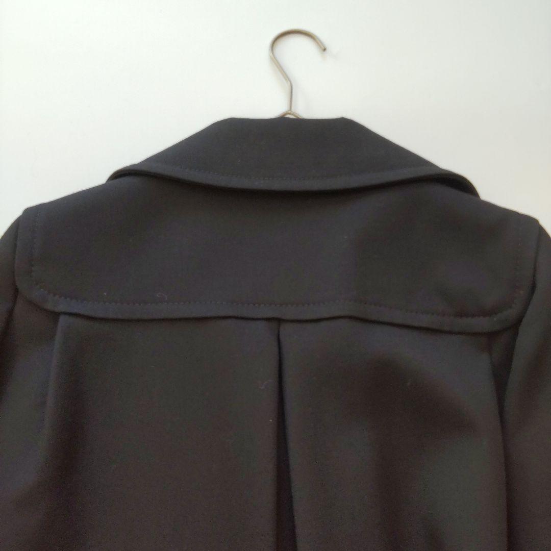 未使用級 モスキーノ ゴールド金具 レザー テーラードジャケット ブラック 44