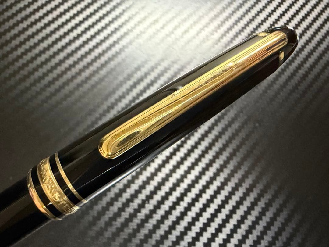 極美品 モンブラン マイスターシュテュック 144 ブラック 中白 EF 万年筆