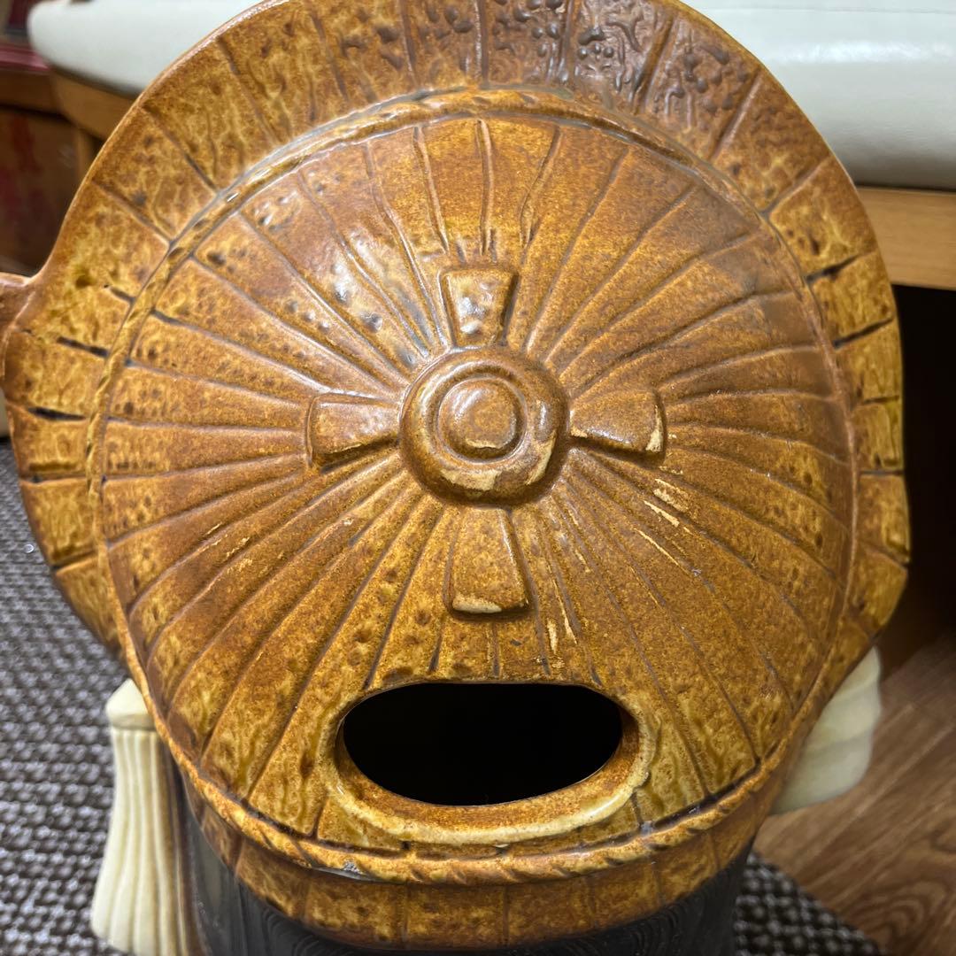 開運！福を呼び込む♡信楽焼　たぬきの置物　美品