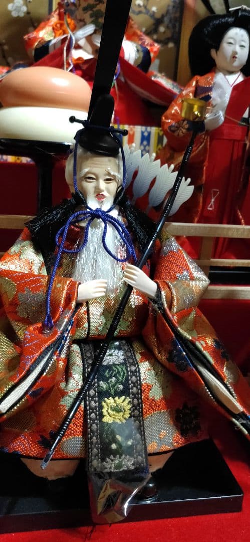 ★人形の秀月★雛人形◆7人 オルゴール◆ガラスケース付き 骨董品 美術品