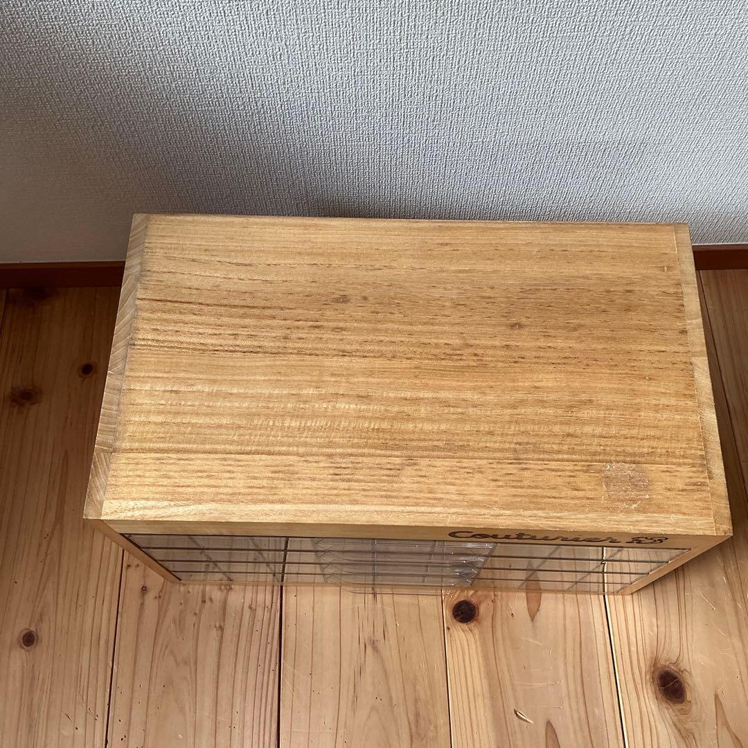 フェリシモ　クチュリエ　刺繍糸　棚　ラック　手芸