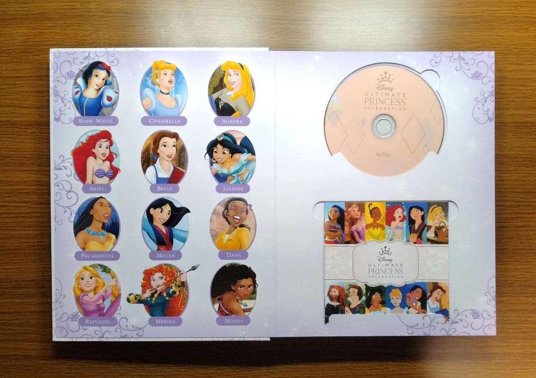 ディズニープリンセスコレクション 絵本型ディスクケース仕様 DVD+CD