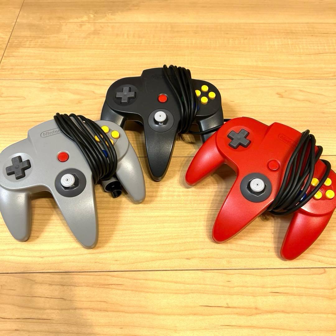 Nintendo 64本体 拡張パック　コントローラー3個 ソフトセット