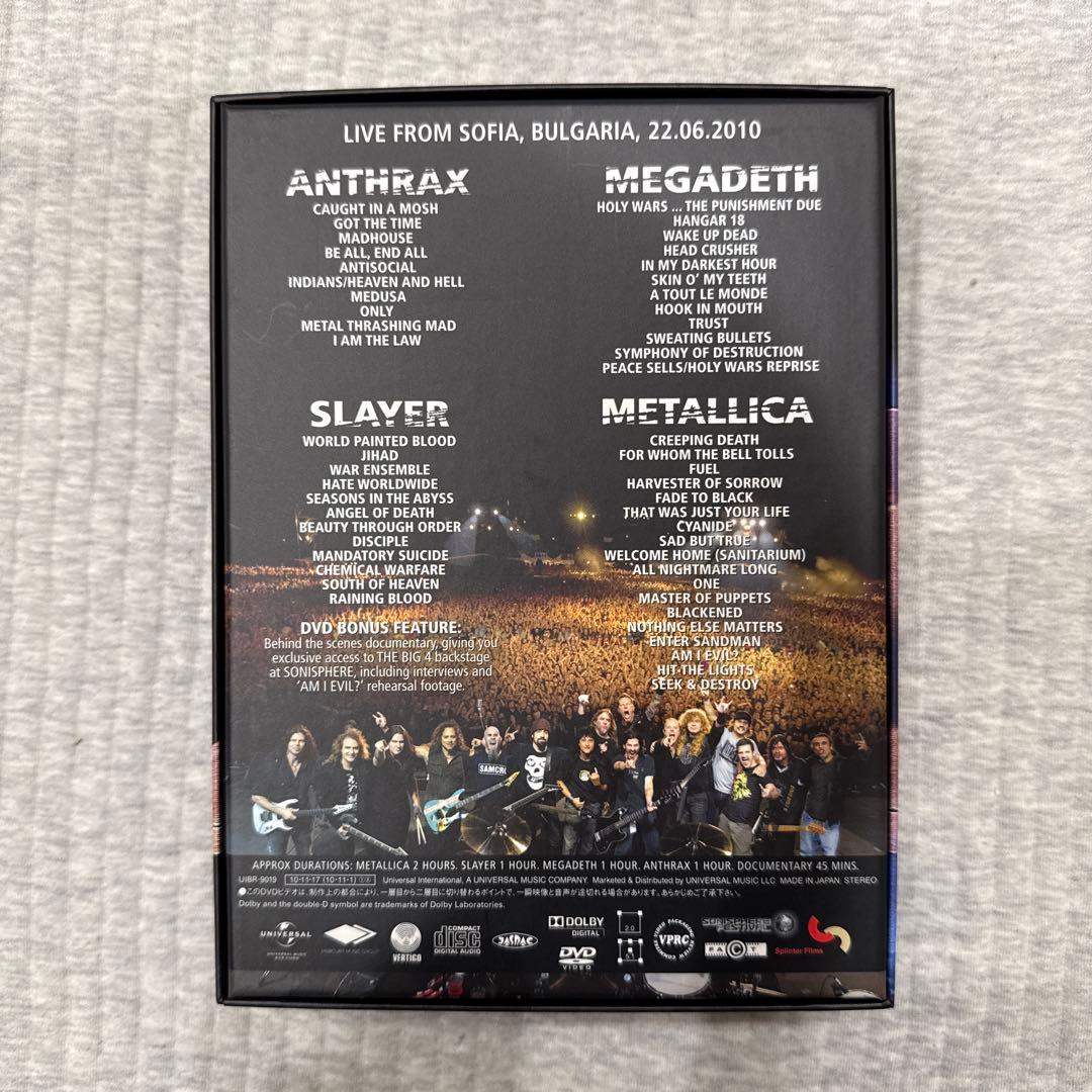 ミュージック THE BIG4 LIVE FROM SOFIA,BULGARIA