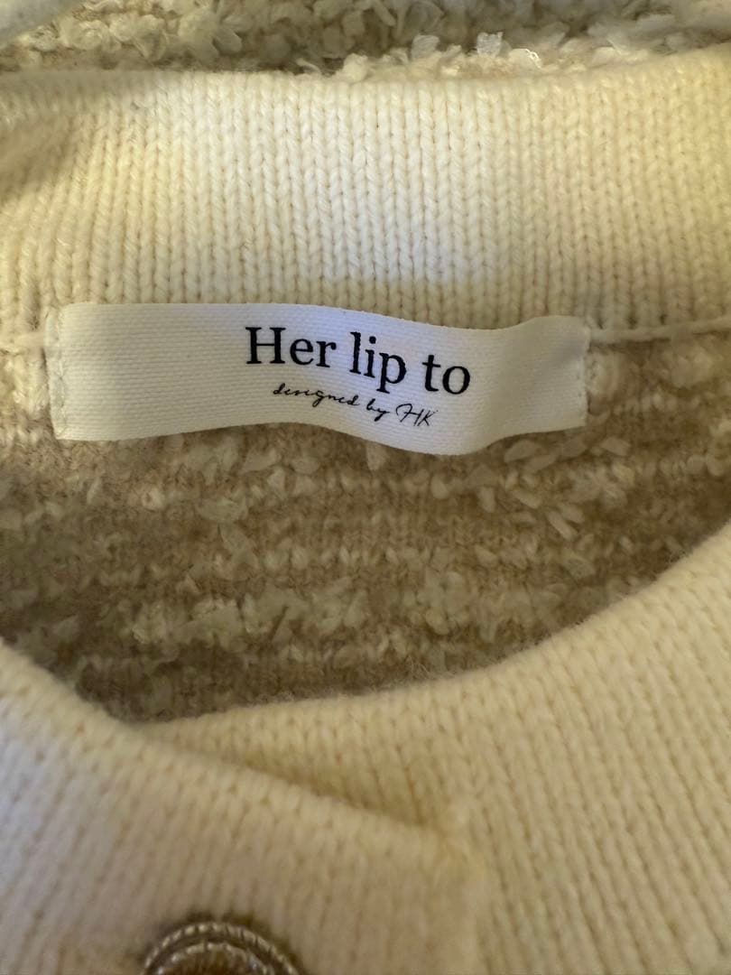 herlipto ハーリップトゥ Mercer Tweed Cardigan