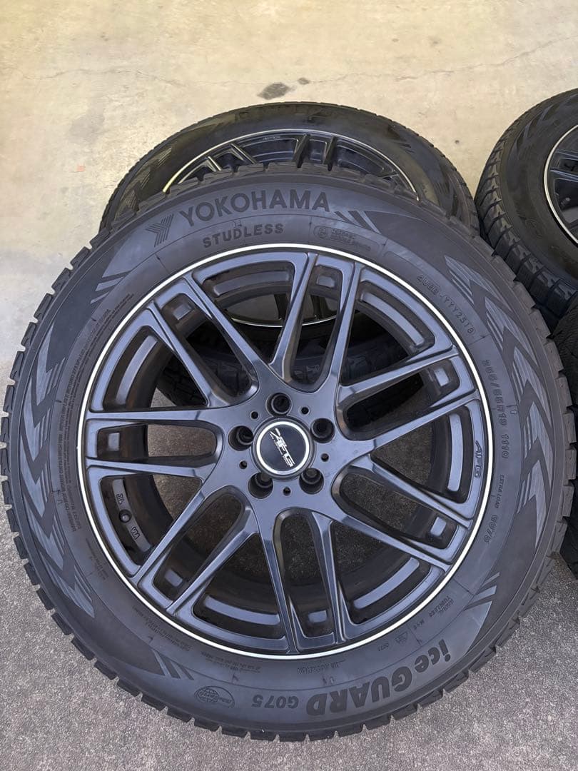 Yokohama ブラックホイールセット 19インチ