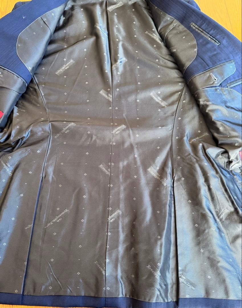 Ermenegildo Zegna ELECTA 3ピースネイビー オーダー