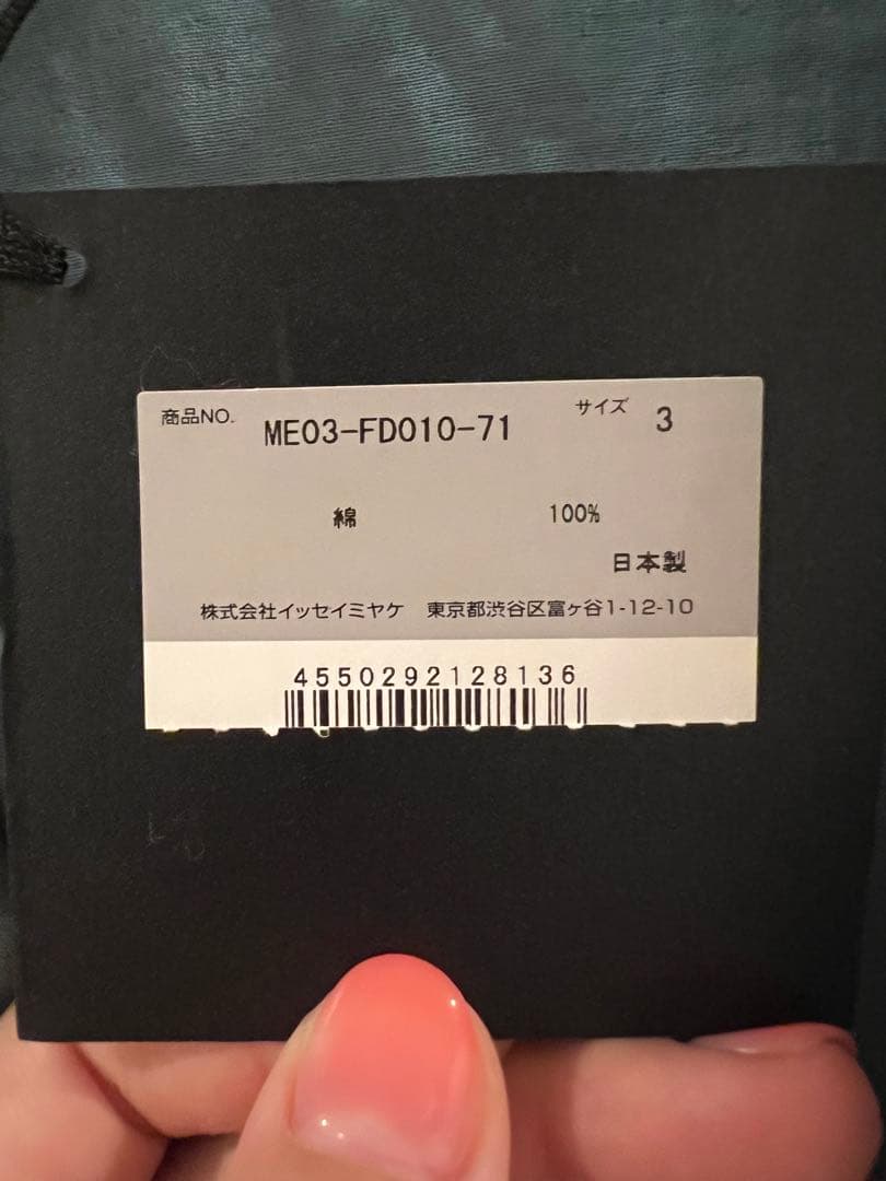 ISSEI MIYAKE MEN　上下セット