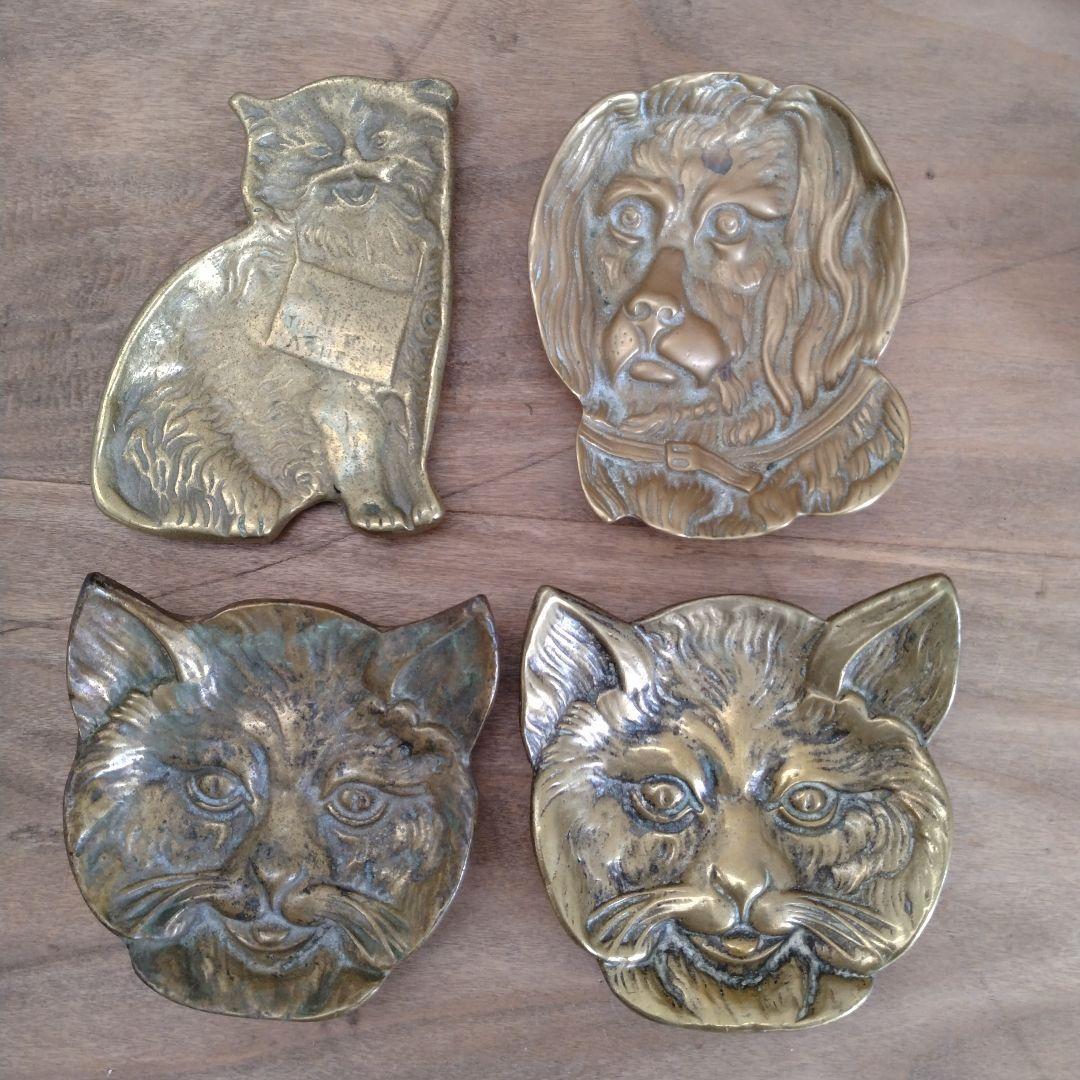 【D】犬のトレイ/アスティエ・ブロカント/フランスアンティーク